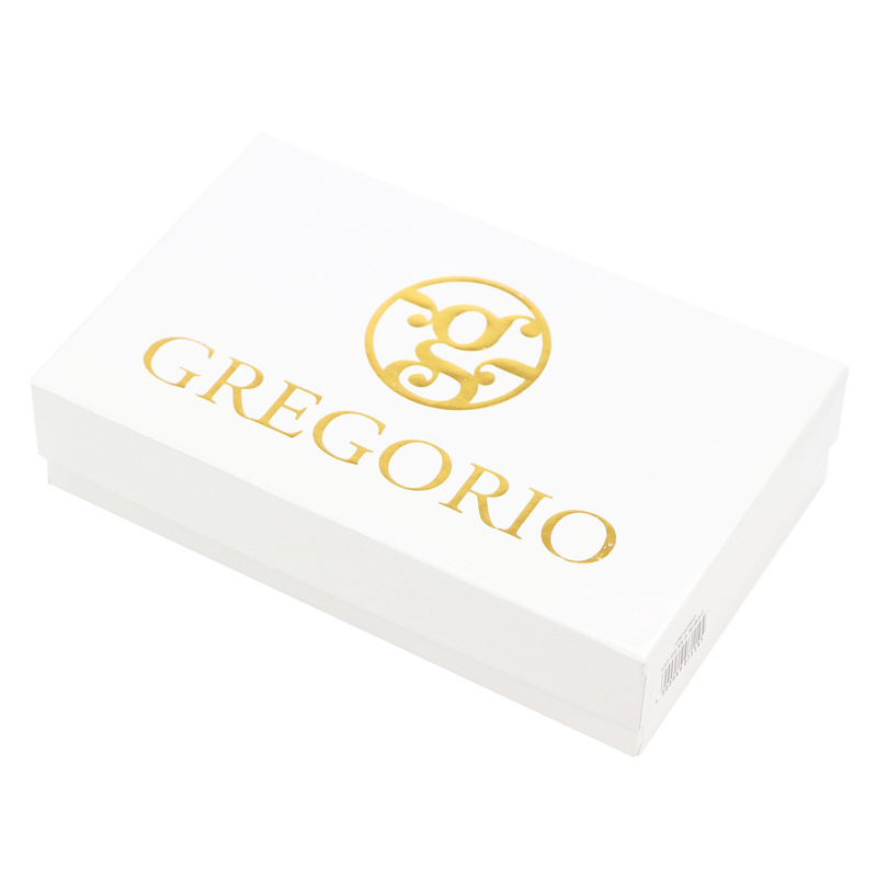 Gregorio damska portmonetka skóra naturalna duży portfel zasuwany