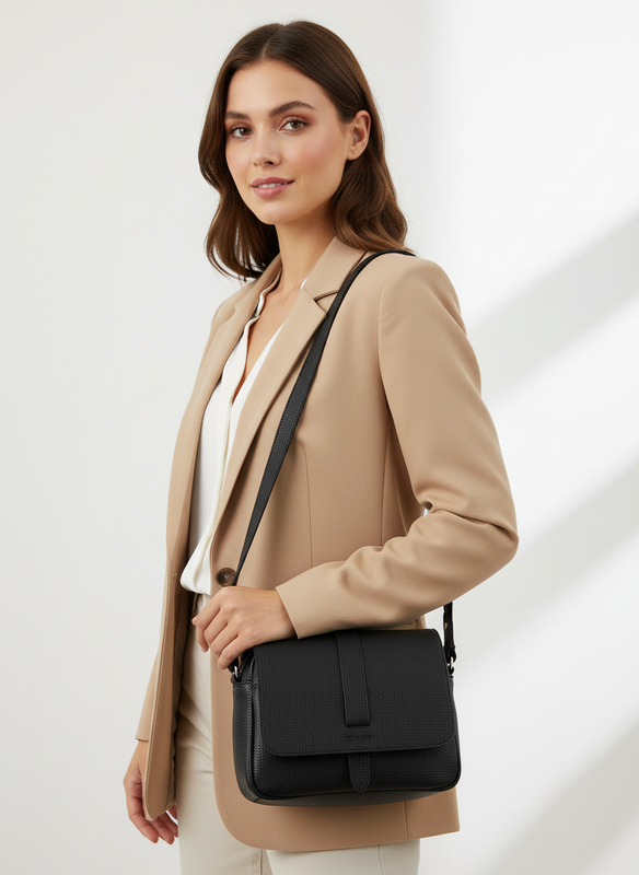 Torebka skórzana Canaletto z klapką na magnes – połączenie klasyki i funkcjonalności TD690