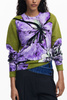 DAMSKI SWETER FIOLETOWY DESIGUAL