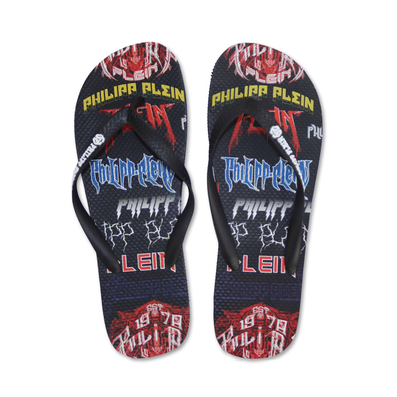 Klapki marki Philipp Plein model BRD_90299. Kolor Czarny, Obuwie Dla obu płci. sezon: Wiosna/Lato