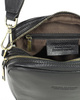 Torba skórzana na dwa zamki crossbody camera bag - MARCO MAZZINI czarny