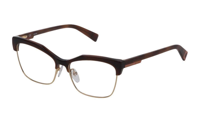Okulary STING VST1845309AJ. Okulary, Kolor brązowy havana. Kobieta.