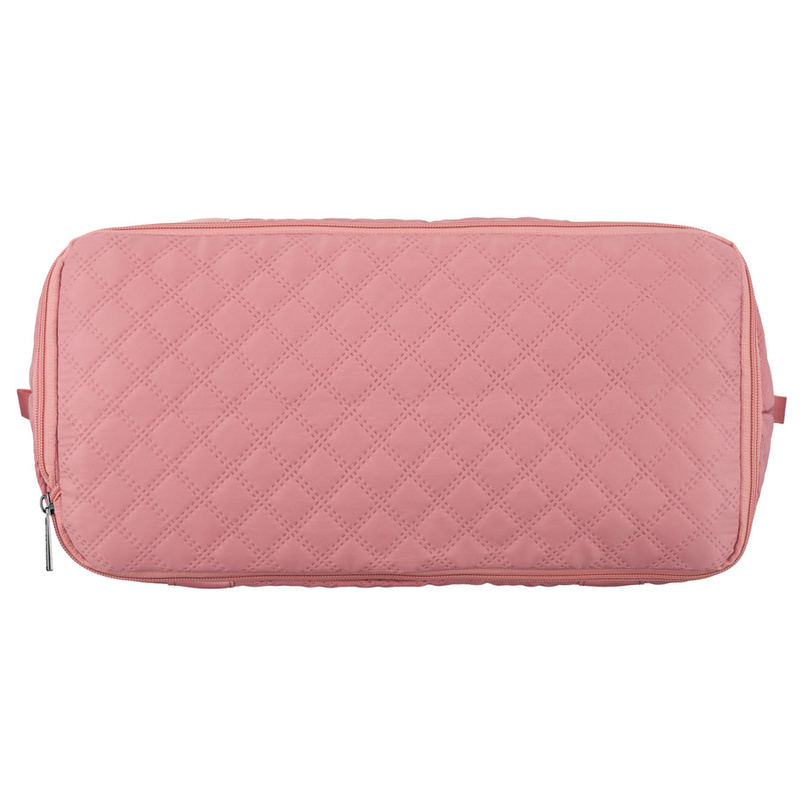 Treningowa torba wykonana z poliestru w różowym kolorze, zawieszona na wygodnych uchwytach - Peterson