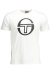 SERGIO TACCHINI MĘSKA KOSZULKA Z KRÓTKIM RĘKAWEM BIAŁA