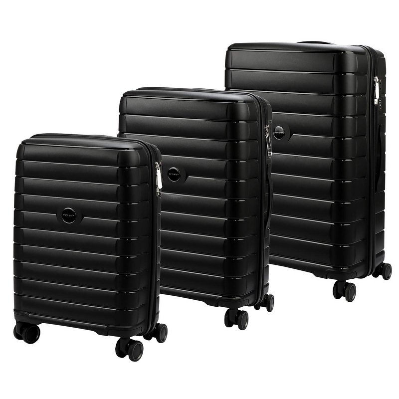 Mocna walizka damska z ABSu Pierre Cardin 2401 JOY05 x3 Z