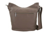 Modna torebka włoska skórzana - Beżowa ciemna