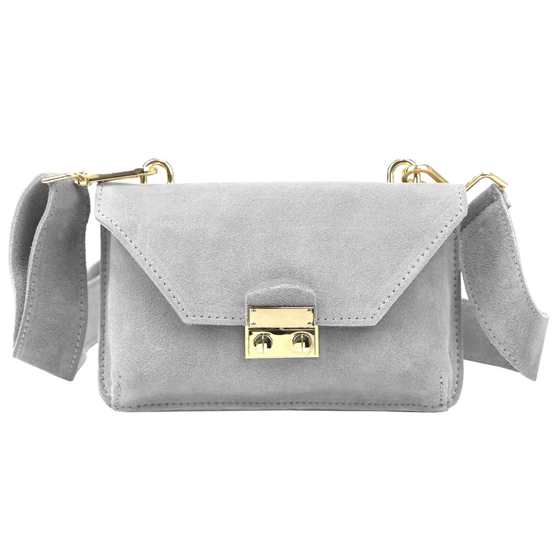 skóra zamsz Damski torebki skórzane Luka 24-077