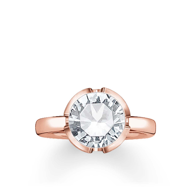 Biżuteria THOMAS SABO 036-416-14-50. Pierścionek, Kolor różowy złoty. Kobieta.