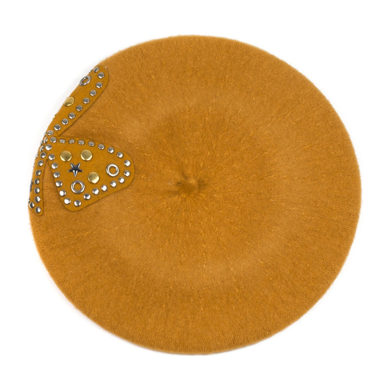 Beret Kaszmirowa Błyskotka