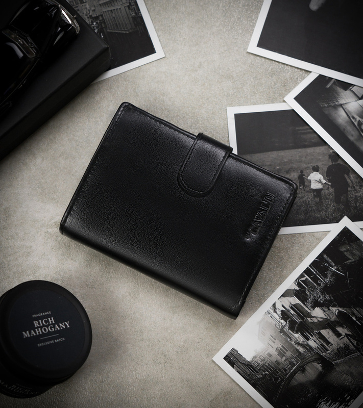 Cavaldi rozbudowany pionowy męski portfel skóra naturalna duży z RFID