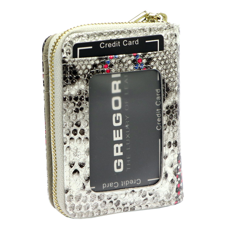Elegancki damski portfel skórzany z RFID Gregorio