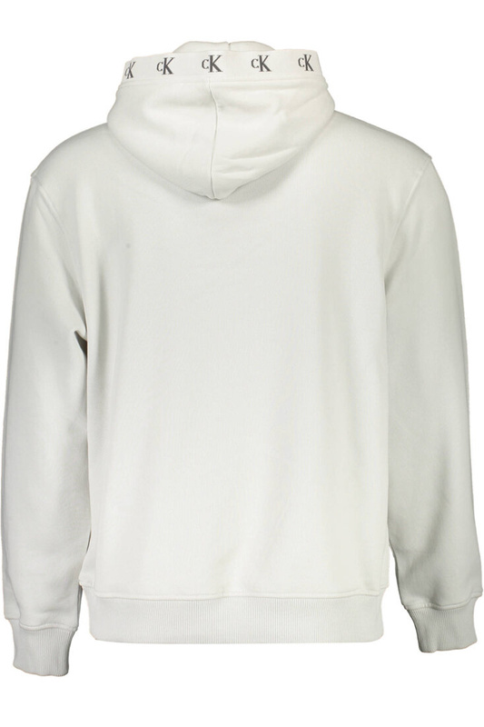 BLUZA CALVIN KLEIN BEZ ZAMKA SZARA MĘSKA