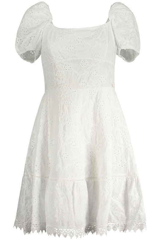 SUKIENKA KRÓTKA JEANSOWA GUESS DAMSKA BIAŁA