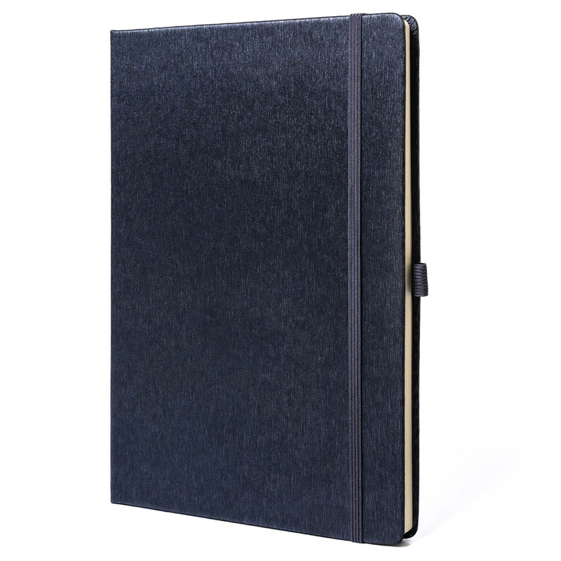 Notes w formacie B5 w szarym kolorze zadrukowany w linie - Peterson