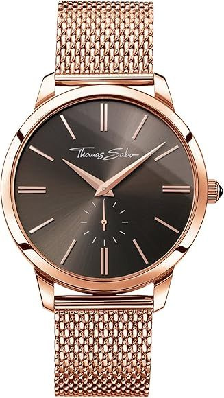 Zegarek THOMAS SABO WA01772652064. Kwarcowy, Kolor brązowy. Unisex.
