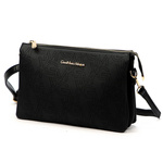 Gian Marco Venturi Listonoszka Na Ramię Damska Mała Skóra Eko Organizer