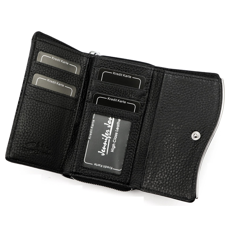 Jennifer Jones damski portfel skórzany wzór skóra krokodyla portmonetka