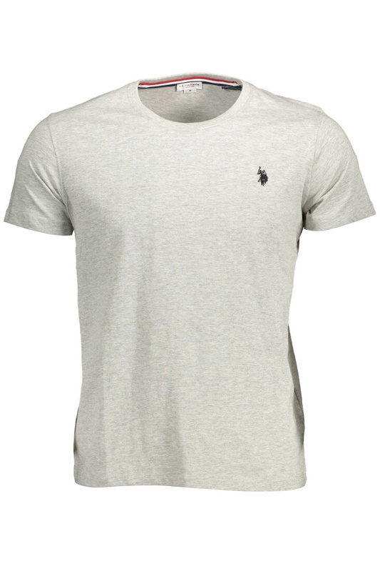 T-SHIRT US POLO Z KRÓTKIM RĘKAWEM MĘSKI SZARY