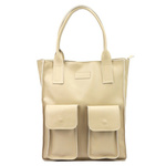 Angelo Torebka na ramię Duża damska shopperbag z kieszeniami skórzana