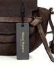 Marco Mazzini Torebka listonoszka skórzana saddle bag brąz caffe