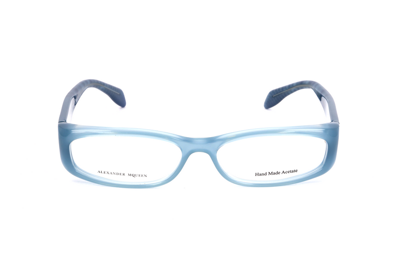 Okulary ALEXANDER MCQUEEN AMQ4150IQY. Okulary, Kolor niebieski. Kobieta.