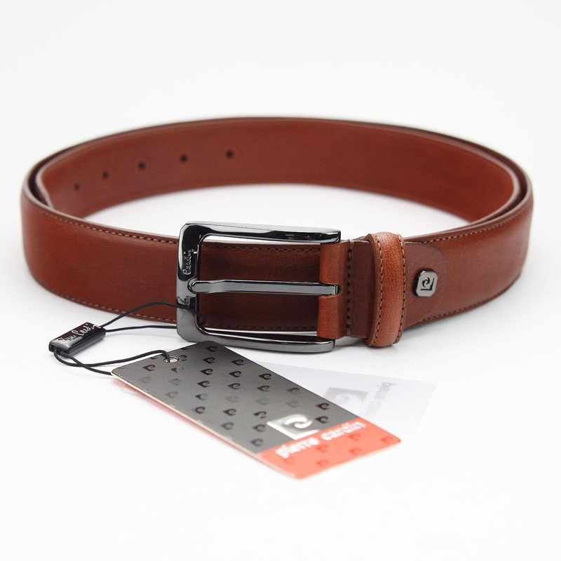 męski pasek z prawdziwej skóry Pierre Cardin AUT 8048