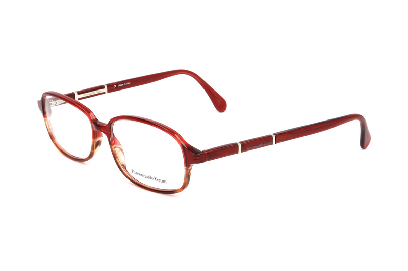 Okulary ERMENEGILDO ZEGNA VZ350106DR. Okulary, Kolor czerwony. Unisex.