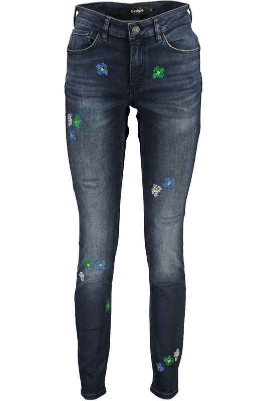 DESIGUAL DENIM JEANSY NIEBIESKIE