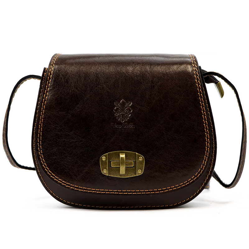 Gregorio Klasyczna damska listonoszka skóra naturalna torebka na ramię