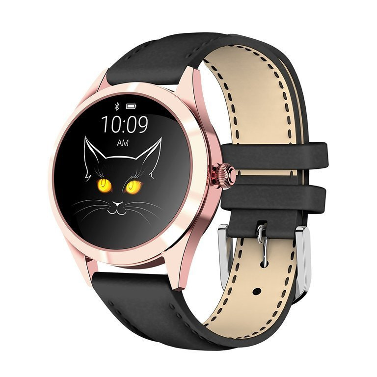 SMARTWATCH DAMSKI G. Rossi G.RSWBF1-4D2-2 rosegold/black (sg001f) + DODATKOWY PASEK