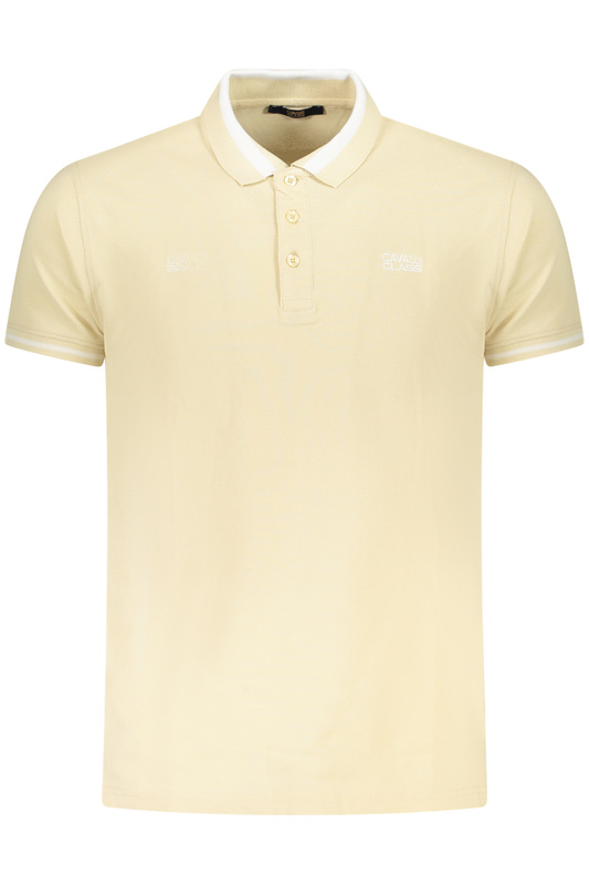 CAVALLI CLASS POLO KRÓTKI RĘKAW MĘSKI BEŻ