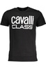 T-SHIRT MĘSKI Z KRÓTKIM RĘKAWEM KLASY CAVALLI CZARNA