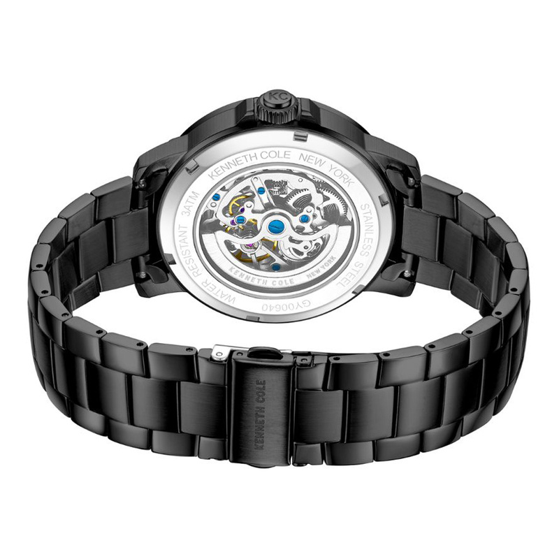 Zegarek KENNETH COLE KCWGY0064001. Automatyczny, Kolor zielony. Mężczyzna.