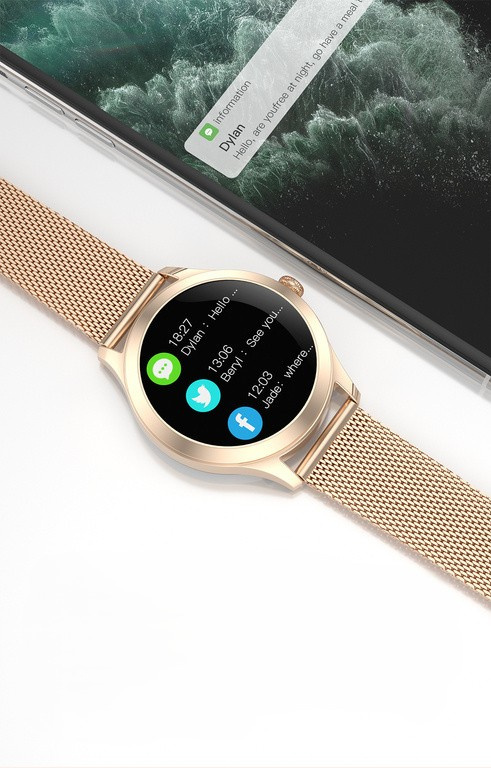 SMARTWATCH DAMSKI G. Rossi SW014-4 gold (sg009d)