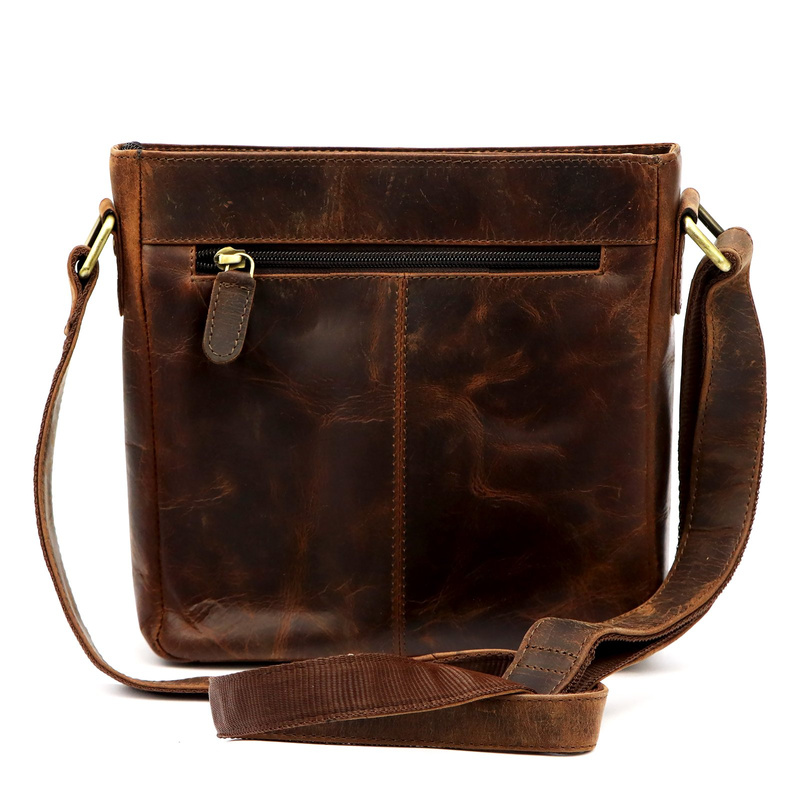 Andreas męska torba na ramię skóra naturalna saszetka przez ramię kieszenie