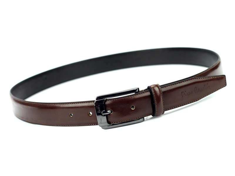 męski pasek z prawdziwej skóry Pierre Cardin 3103