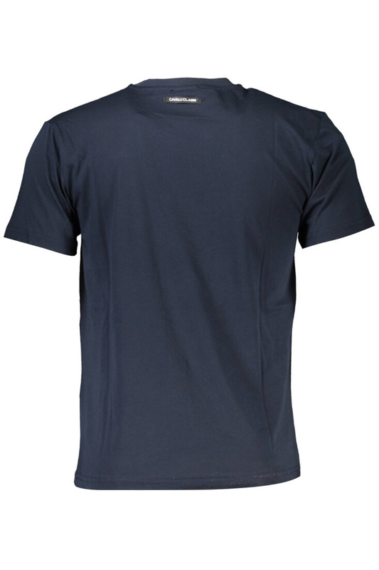 T-SHIRT CAVALLI CLASS Z KRÓTKIM RĘKAWEM MĘSKI NIEBIESKI