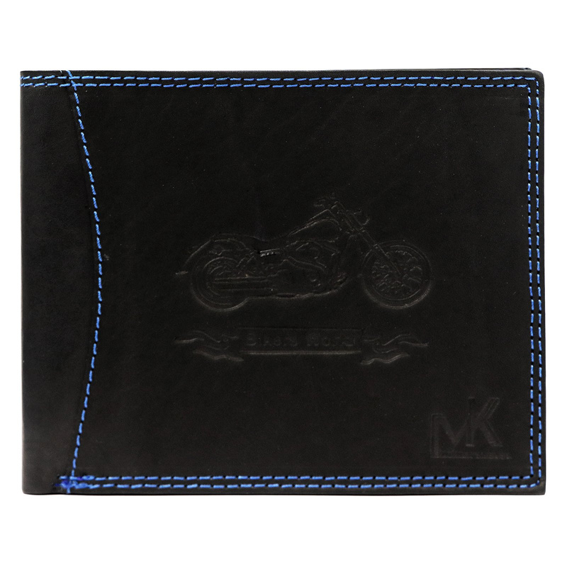Skórzany męski portfel Money Kepper CDD 5600 BIKE