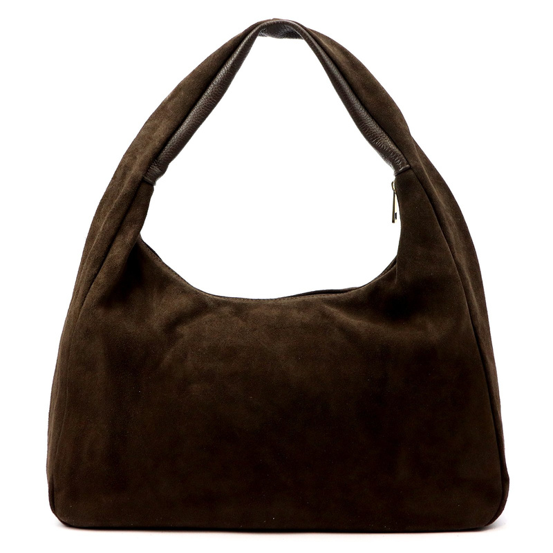 Vera Pelle damska shopperbag skóra naturalna zamsz torebka na ramię pojemna