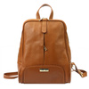 Damski miejski pojemny plecak z prawdziwej skóry z kieszeniami MiaMore