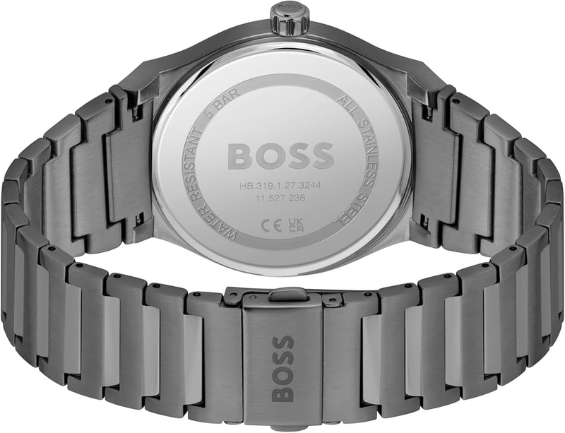 Zegarek BOSS 1514078. Kwarcowy, Kolor szary. Mężczyzna.
