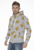 BLUZA GANT Z ZAMKIEM MĘSKA SZARA