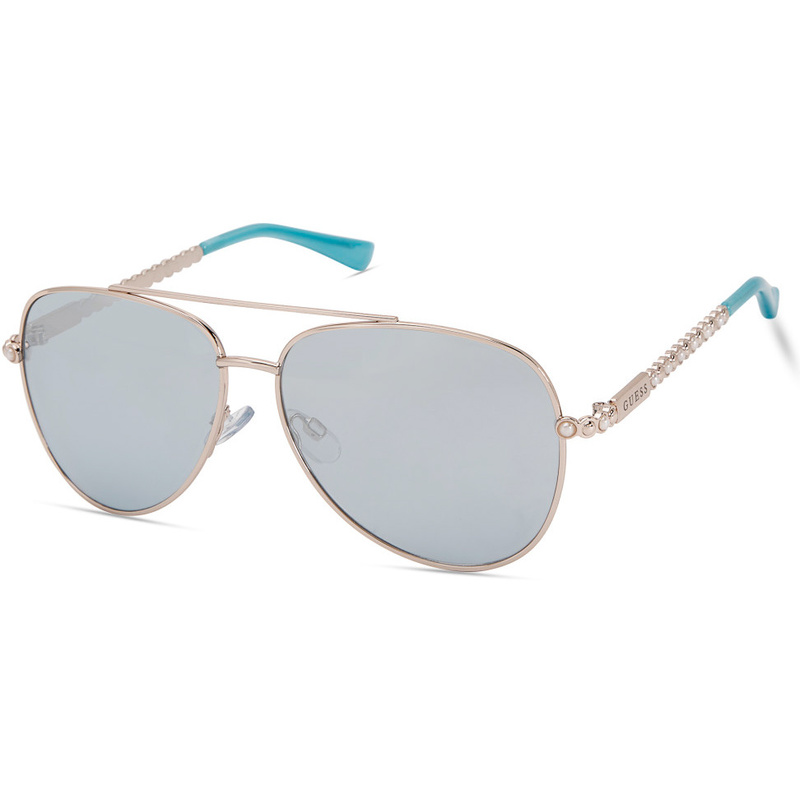 Okulary GUESS GF0356-5928T. Okulary przeciwsłoneczne, Kolor różowy. Kobieta.