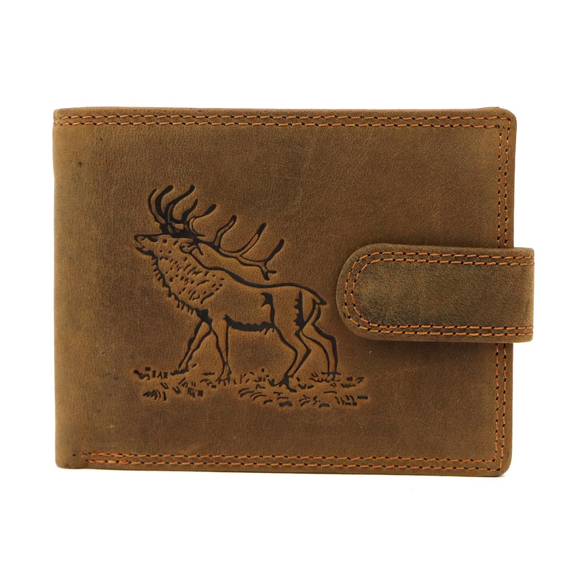 Skórzany męski portfel Nordee L895-TRUCK