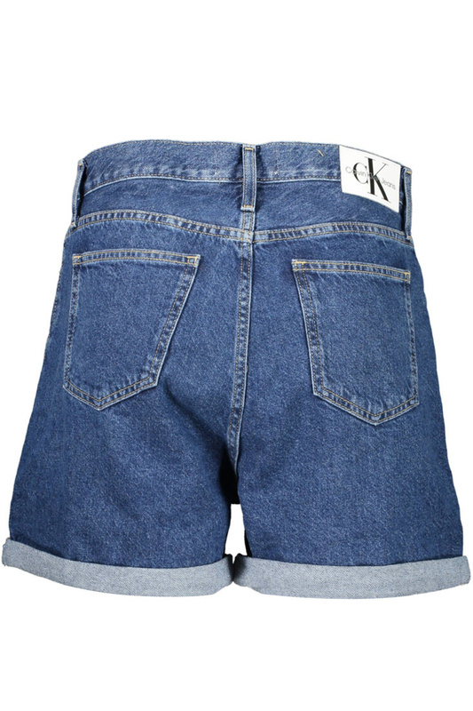 KRÓTKIE KRÓTKIE DAMSKIE CALVIN KLEIN JEANS NIEBIESKIE