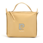 Duża listonoszka skórzana torebka Pierre Cardin