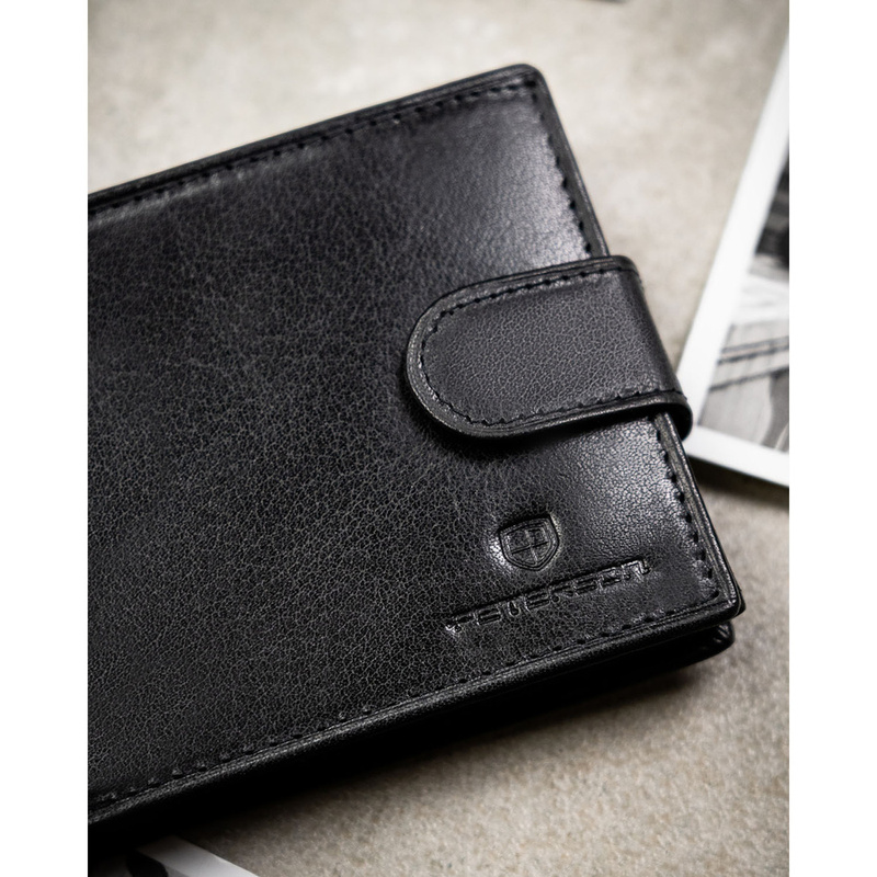 Skórzany męski portfel Peterson PTN N992L-BUF