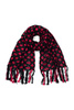 Szal Włóczkowe kokardki
