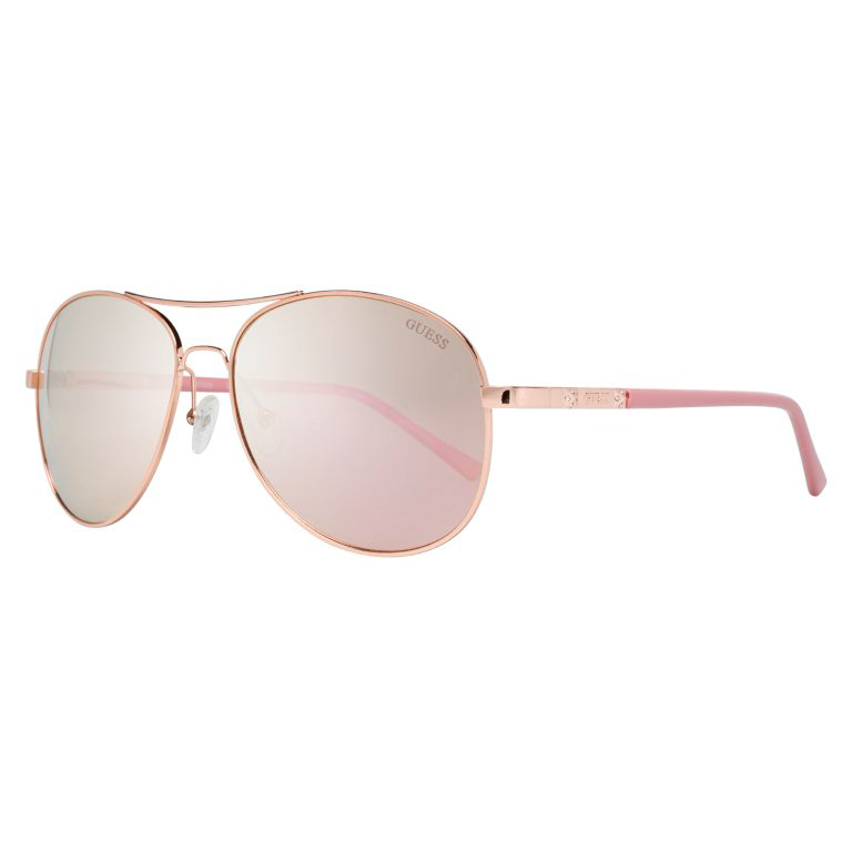 Okulary GUESS GF0295-28U. Okulary przeciwsłoneczne, Kolor różowy. Kobieta.