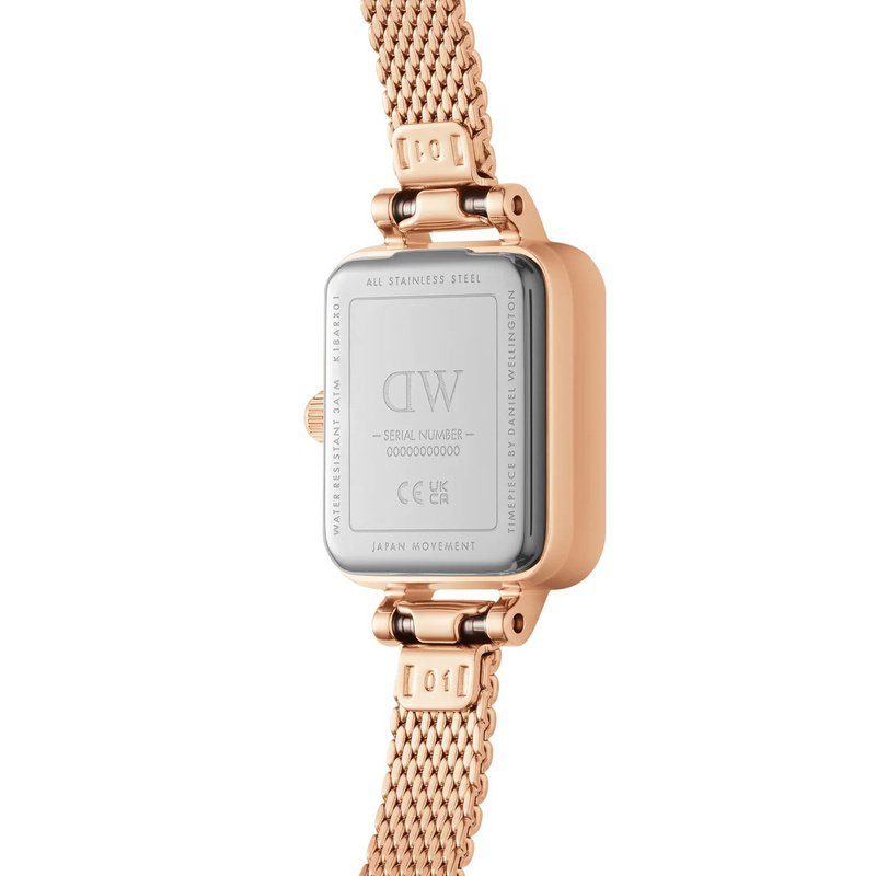 ZEGAREK DAMSKI DANIEL WELLINGTON Quadro Mini Melrose 15mm DW00100727 + BOX (zw524c)